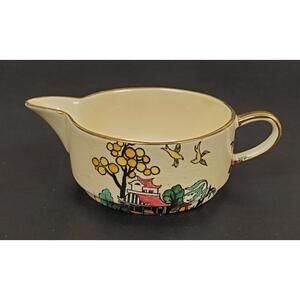 Royal Winton Grimwades "Pekin" Hand Painted Chinoiserie Sauce Boat / Gravy Boat